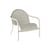 Fauteuil bas Groove Lounge métal beige - Tom Dixon