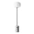 Lampada a stelo JWDA vetro pietra bianco / Marmo & vetro - Ø 39 x H 150 cm - Menu
