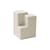 Table d'appoint Matrix / 33 x 33 x H 47 cm - Béton - Mogg