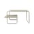 Tavolino Level metallo beige / 79 x 60 x H 40 cm - Ferm Living