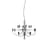 Sospensione 2097 grigio argento metallo / 18 lampadine smerigliate INCLUSE - Ø 69 cm - Flos