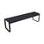 Banc Bellevie métal gris / L 161 cm - 4 places - Fermob