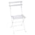 Chaise pliante Bistro métal blanc - Fermob