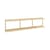 Mensola a muro Groove legno naturale / L 192 x H 47,5 cm - KARUP DESIGN