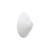 Ono Flush Wall light plastic material white / Ceiling light - Ø 35 cm - Hay