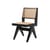 Sedia Capitol Complex legno nero / Omaggio a Pierre Jeanneret, 1950' - Paglia di Vienna - CASSINA