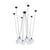 Sospensione Acrobate N°326 / Lampade Gras - 6 paralumi vetro Ø 25 cm - DCW edizioni