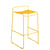 Sgabello bar Surprising metallo giallo / Metallo - H 78 cm - Fermob