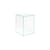 Rivet Box End table glass transparent - Frama 