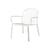 Thorvald SC101 Lounge armchair metal white / With armrests - &tradition