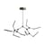Sospensione Stick Mini LED metallo marrone / Articolato - 124 x 95 cm - 101 COPENHAGEN