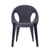 Bell Stackable armchair plastic material blue / By Konstantin Grcic / Recycled polypropylene - Eco-designed - Magis
