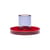 Astra Small Candle stick glass red - HÜBSCH