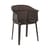 Poltrona impilabile Papyrus materiale plastico marrone / Bouroullec, 2008 - Kartell