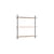 Regal Wall Shelving – ws.85.1 holz natur / B 85 x H 85 cm x Prof. 17,5 cm - MOEBE