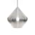 Suspension Unbeaten Stout LED métal argent / Ø 52 x H 50 cm - Tom Dixon
