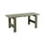 Tavolo rettangolare Weekday legno verde / 180 x 66 cm - Legno - Hay