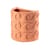 Vaso a muro Magna Graecia - Onde ceramica arancione / Onde - L 25 x H 25 cm - Seletti