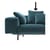 Accessoire  tissu bleu / Coussin pour canapé Largo - Velours - 48 x 48 cm - Kartell