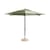 Parasol Terrazza - Hexagon tissu vert / Ø 300 cm - Hay