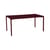 rechteckiger Tisch Calvi metall violett / 160 x 80 cm - 6 Personen - Fermob