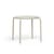 Toní Bistreau Round table metal beige / Ø 80 cm - Hole for parasol + removable candle holder - Fatboy