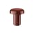 Table d'appoint Miko métal rouge / Ø 40 x H 46 cm - NOO.MA