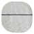 Teppich Oona textil grau - 140 x 140 cm - Normann Copenhagen