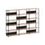 Bücherregal UNIT 6 metall schwarz / H 215 x B 244 cm - TIPTOE