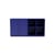 Buffet Pair legno blu / L 139,2 x P 38 x H 72,6 cm - MONTANA