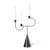 Chandelier Avant métal noir Object - Ferm Living