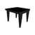 Couchtisch Bubble Club plastikmaterial schwarz / 51 x 51 cm - Philippe Starck, 2000 - Kartell
