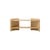 Étagère Crescent Low bois naturel / L 150 x H 60 cm - Audo Copenhagen