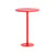 Mange-debout Week-end métal rouge / Ø 70 x H 105 cm - Aluminium - Petite Friture