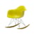 RE RAR - Eames Plastic Armchair Rocking chair plastic material yellow / (1950) - Recycled - Vitra