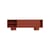 Taro Television table wood orange / W 160 x D 42 x H 48 cm - NOO.MA