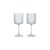 Bicchiere vino bianco Ripple vetro trasparente / Set di 2 - 26 cl - Ferm Living