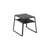Pop End table composite material black / 44 x 39.5 x H 38.5 cm - NARDI