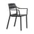 Fauteuil empilable Cassia noir - NARDI