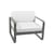 Fauteuil rembourré Bellevie Lounge     / Tissu blanc grisé - Fermob