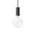 Pendelleuchte Socket Low metall schwarz / Set aus Kabel + Fassung + Rosette - Ferm Living