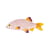 Fish Snapper Plate ceramic multicoloured / Dish - 31.5 x 13 cm - & klevering