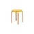 Stappelbarer Hocker E 60 holz gelb / Alvar Aalto, 1933 - 4 Füße - ARTEK