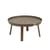 Table basse Around Large bois naturel / Ø 72 x H 37,5 cm - Muuto