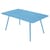 Table rectangulaire Luxembourg métal bleu / 165 x 100 cm - 6 à 8 personnes - Fermob