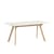 Tavolo con prolunga CPH 30 materiale plastico bianco legno naturale / L 200 a 400 x L 90 cm - Stratificato - Hay