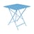 Table pliante Bistro métal bleu / 71 x 71 cm - 3/4 personnes - Trou parasol - Fermob