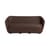 Divano da giardino a 2 posti Reborn materiale plastico marrone / L 165 cm - 100% riciclato - Slide