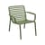 Fauteuil bas empilable Doga Relax vert agave - NARDI