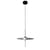 Pendelleuchte Mono M400 metall glas grau schwarz / LED - Ø 40 cm / Drehbar - DCW éditions